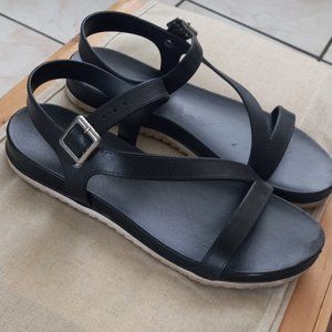 Black Everyday Simple Chic Sandals